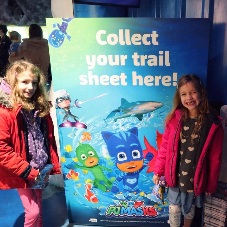 Pick up your PJ Masks Sea Life trail sheet here
