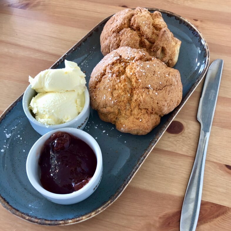 A Cornish cream tea