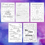 Musical Quotes Colouring Sheets - Free Printables Musical Quotations Colouring Sheets