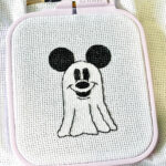 Ghost Mickey Cross Stitch