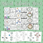Advent Calendar Boxes - Free Printable Advent Calendar Boxes
