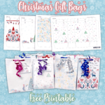 Christmas Gift Bags - Free Printable Free Printable Christmas Gift Bags - Mama Geek