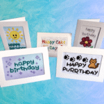 Birthday Cards - Free Cross Stitch Patterns birthday card cross stitch patterns - free printable (square)