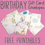 Birthday Gift Card Envelopes - Free Printables Birthday Gift Card Envelopes - Free Printable