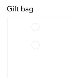 Blank – Gift Bag & Tags