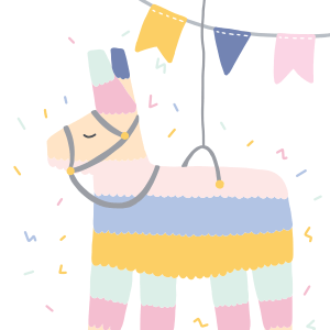 Piñata Design – Gift Bag & Tags