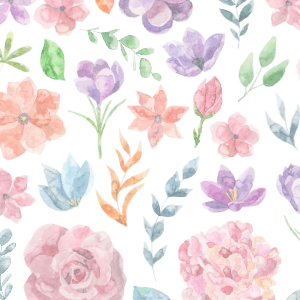 Watercolour Florals Design – Gift Bag & Tags