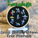 Lemmings - Free Cross Stitch Pattern Lemmings Free Cross Stitch Pattern