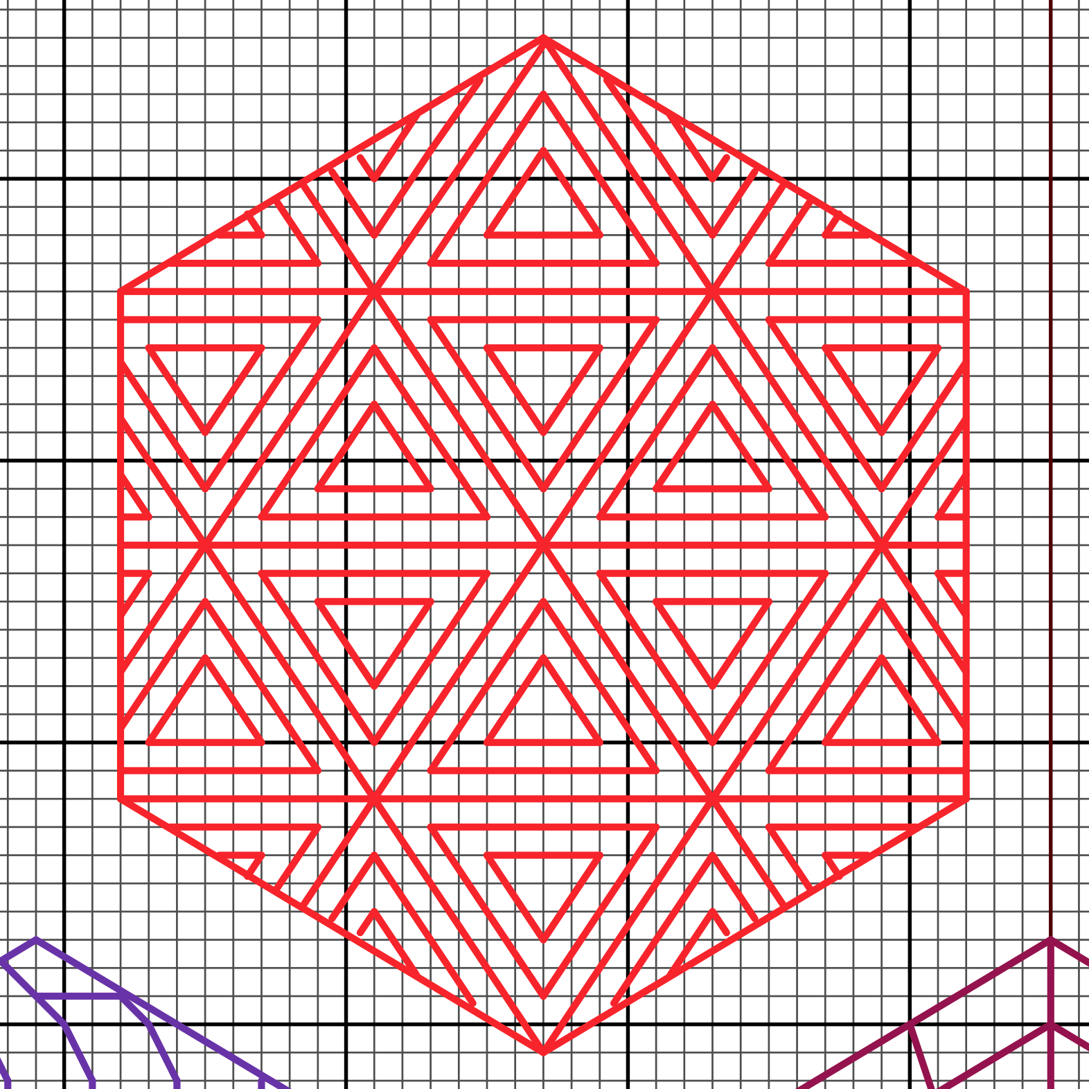 Blackwork Hexies